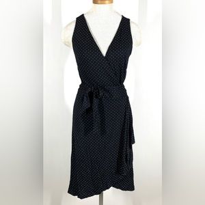 Loft Polka Dot Wrap Dress